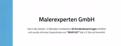 Entreprises 8 image MALER EXPERTEN GMBH Malerbetriebe dans Zürich ZH